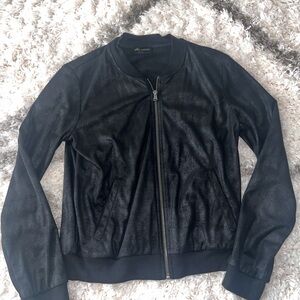 Ella Moss Black Bomber Jacket sz Small